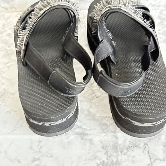 Teva FLATFORM CERES Womens Size 9 Platform Sandals 1106851 Black New - Picture 4 of 6